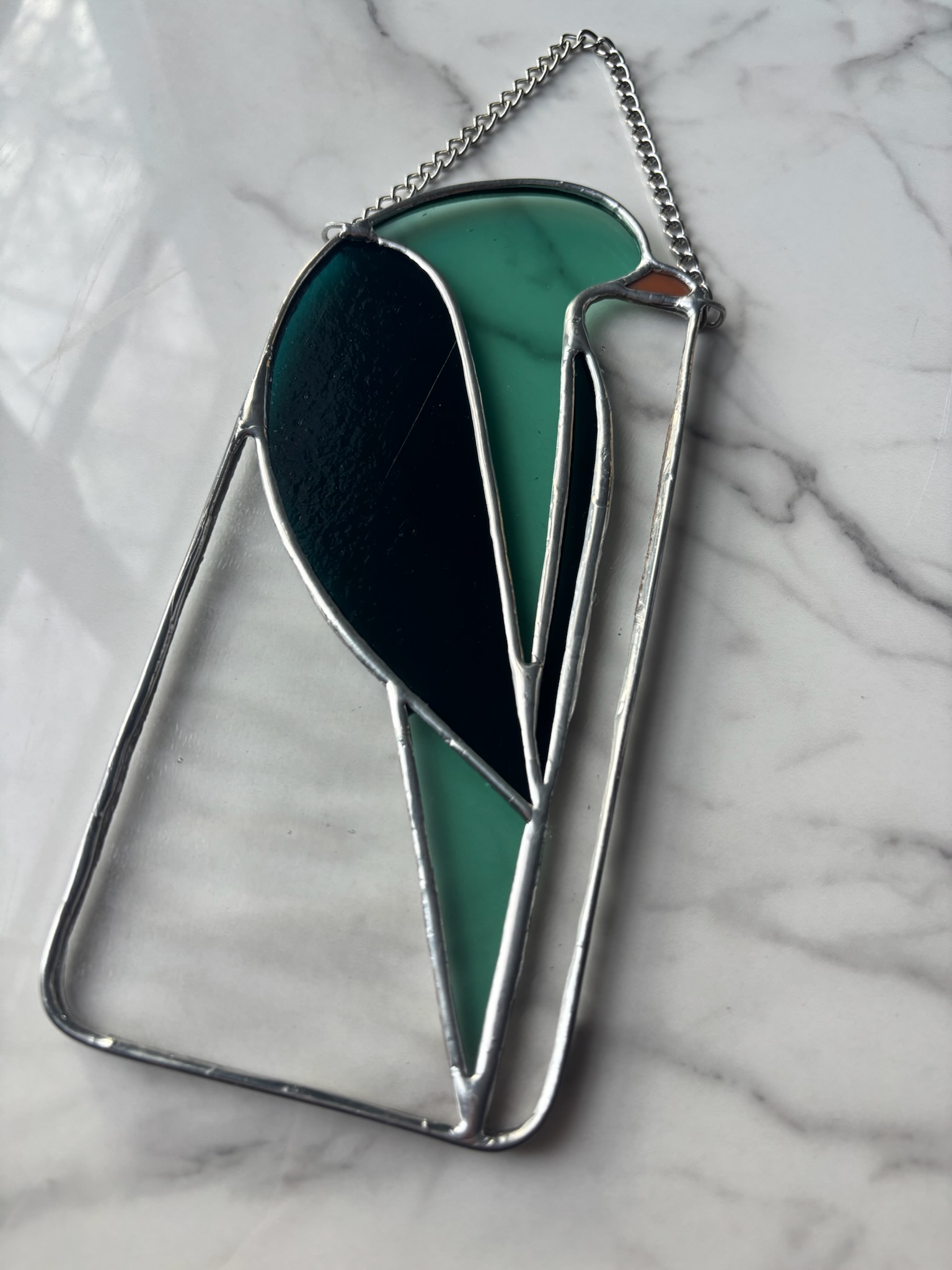 stained glass bird