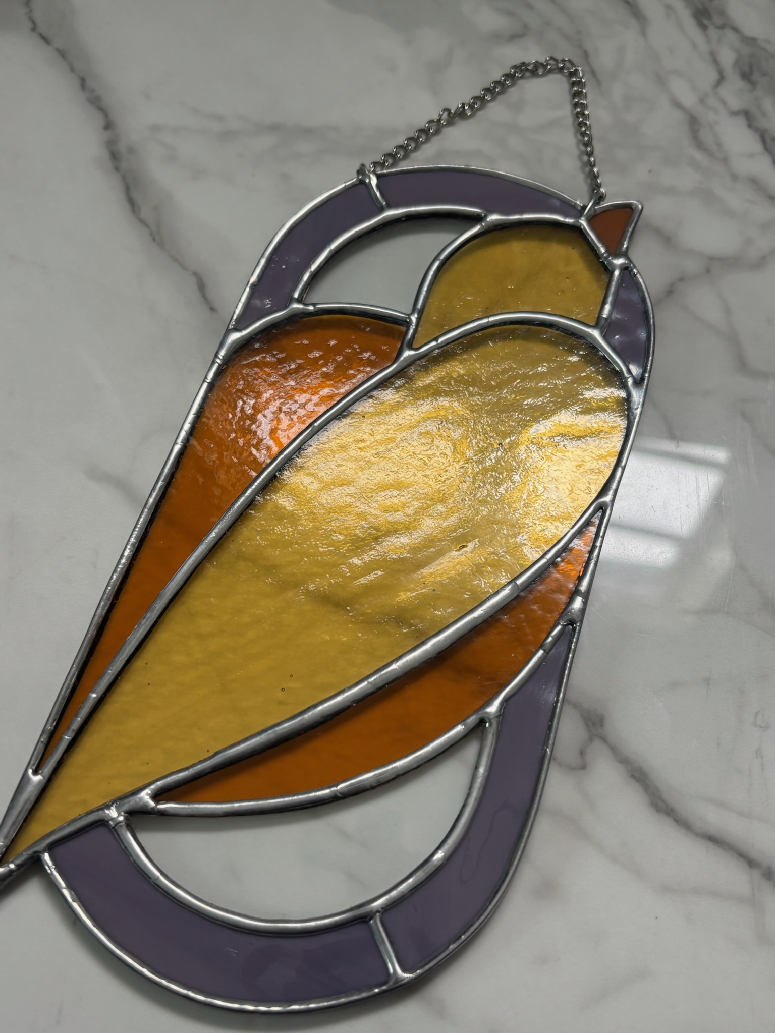 stained glass bird