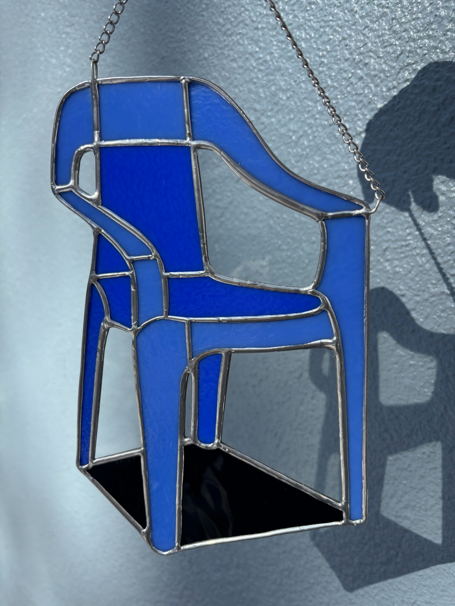 stained glass chair